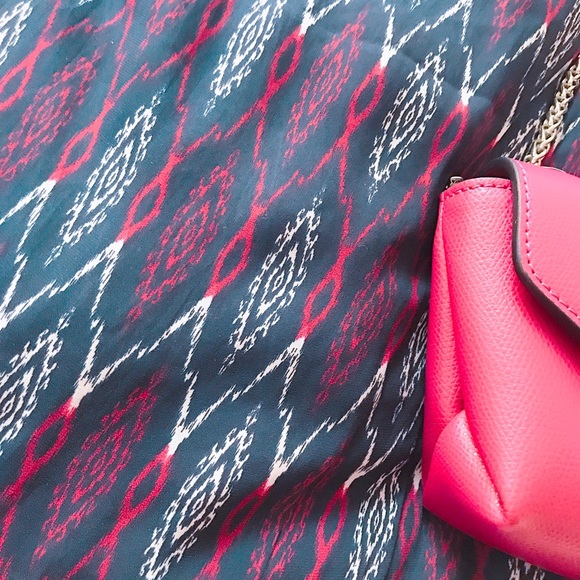 Beautiful Color Deep Purple Ruffle Neck Top - Picture 6 of 8